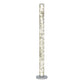 Ore International 49"H Exposed Rope LED Minari Clear Column Floor Lamp