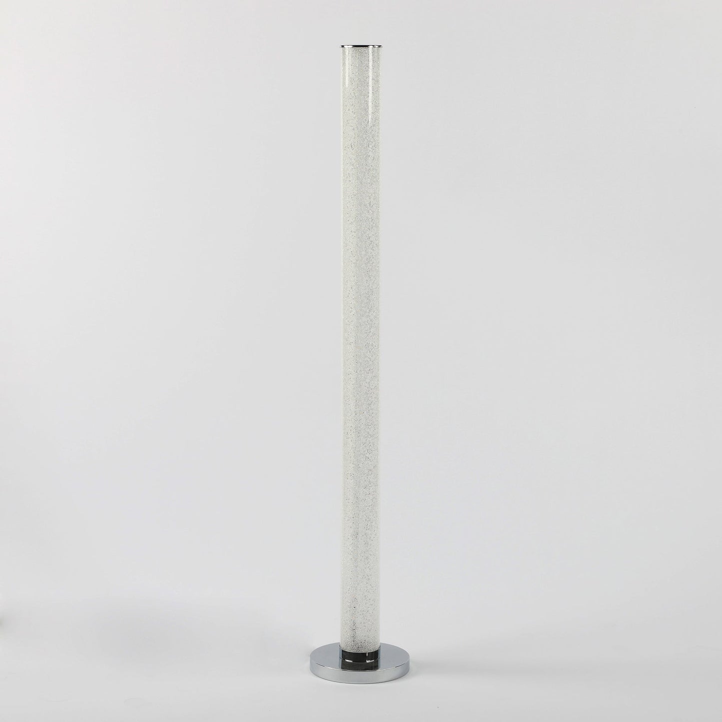 Ore International 49"H LED Illuminari White Crystal Sandrocks Column Floor Lamp