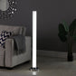 Ore International 49"H LED Illuminari White Crystal Sandrocks Column Floor Lamp