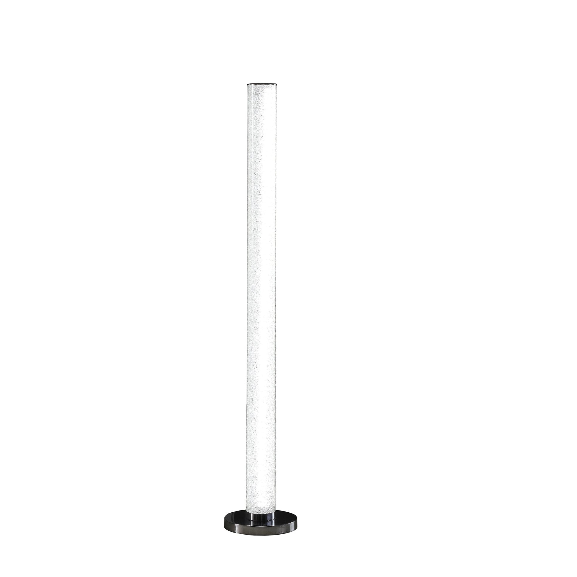 Ore International 49"H LED Illuminari White Crystal Sandrocks Column Floor Lamp