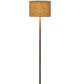 Ore International 59"H Faux Suede Leopard Print Floor Lamp