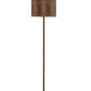 Ore International 59"H Faux Suede Leopard Print Floor Lamp