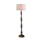 Ore International 62"H Coastal Wood Effect Polyresin Floor Lamp