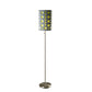 Ore International 62"H Modern Retro Gray & Green Floor Lamp