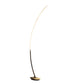 Ore International 63"H Bradie Brushed Nickel LED Arc Tube Floor Lamp