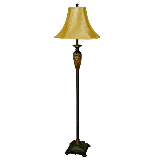 Ore International 63"H Classic Floor Lamp In Honey