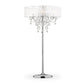 Ore International 63"H Evangelia Crystal Floor Lamp