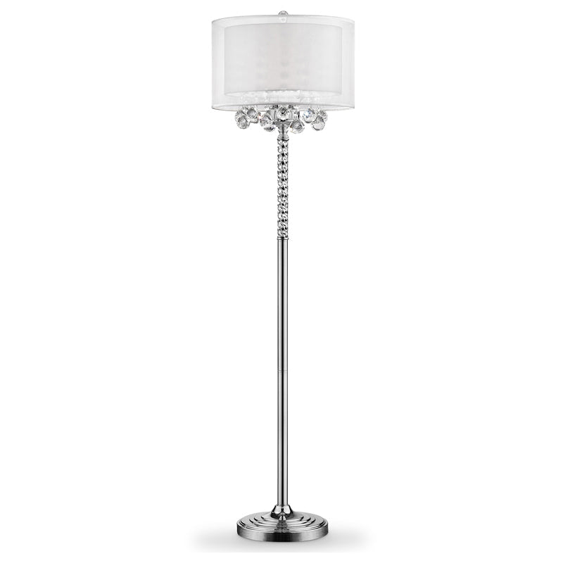 Ore International 63"H Moiselle Crystal Floor Lamp