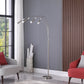 Ore International 72"H Kiery 4-Arm Aluminum LED Arc Floor Lamp