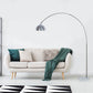 Ore International 85"H Abbey Modern Dome Arch Floor Lamp On Marble Base