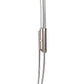 Ore International 88"H Brushed Silver 4-Light Arch Floor Lamp