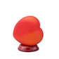 Ore International 8"H Red Heart Shape Table Lamp