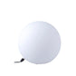 Ore International 8"H Small White Glass Globe Table Lamp