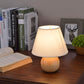 Ore International 9"H Natural Wood Globe Table Lamp