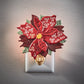 Park Designs Poinsettia 6" x 5" x 2" Night Light