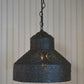 Park Designs Punch Star 12" x 12" Textured Black Pendant Light