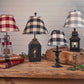 Park Designs Wicklow Check 12" Garnet Lamp Shade