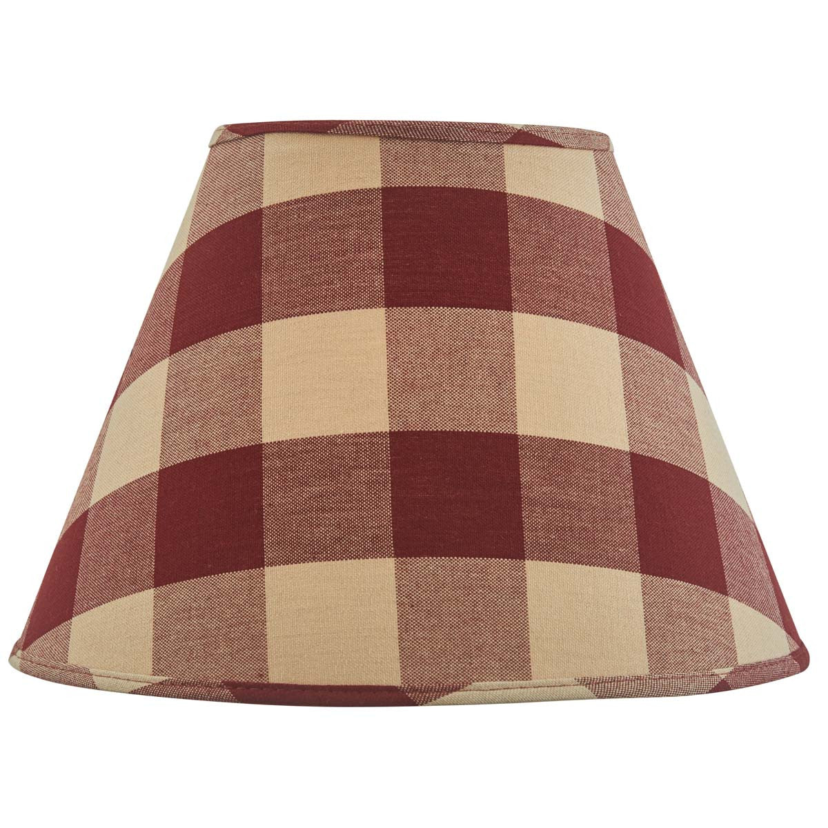 Park Designs Wicklow Check 12" Garnet Lamp Shade