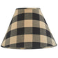 Park Designs Wicklow Check 14" Black Lamp Shade