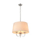 Pasargad Home Azure 20" Chrome Metal & Glass Chandelier