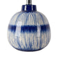 Pasargad Home Joshua 14" White & Blue Ceramic Table Lamp