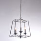 Pasargad Home Lionnel 15" Chrome Metal & Glass Chandelier