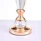 Pasargad Home Luxus 14" White Metal & Crystal Table Lamp