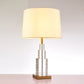 Pasargad Home Ramirez 15" White Metal & Crystal Table Lamp