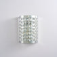 Pasargad Home Rene 9" Chrome Metal & Crystal Sconce