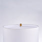 Pasargad Home Senato 14" White & Gold Metal Table Lamp