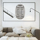 Pasargad Home Seraphina 12" Silver Glass & Steel Pendant Light