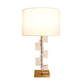 Pasargad Home Spire 15" Gold Acrylic & Metal Table Lamp