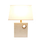 Pasargad Home Verona 17" White & Gold Marble Table Lamp
