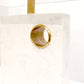 Pasargad Home Verona 17" White & Gold Marble Table Lamp