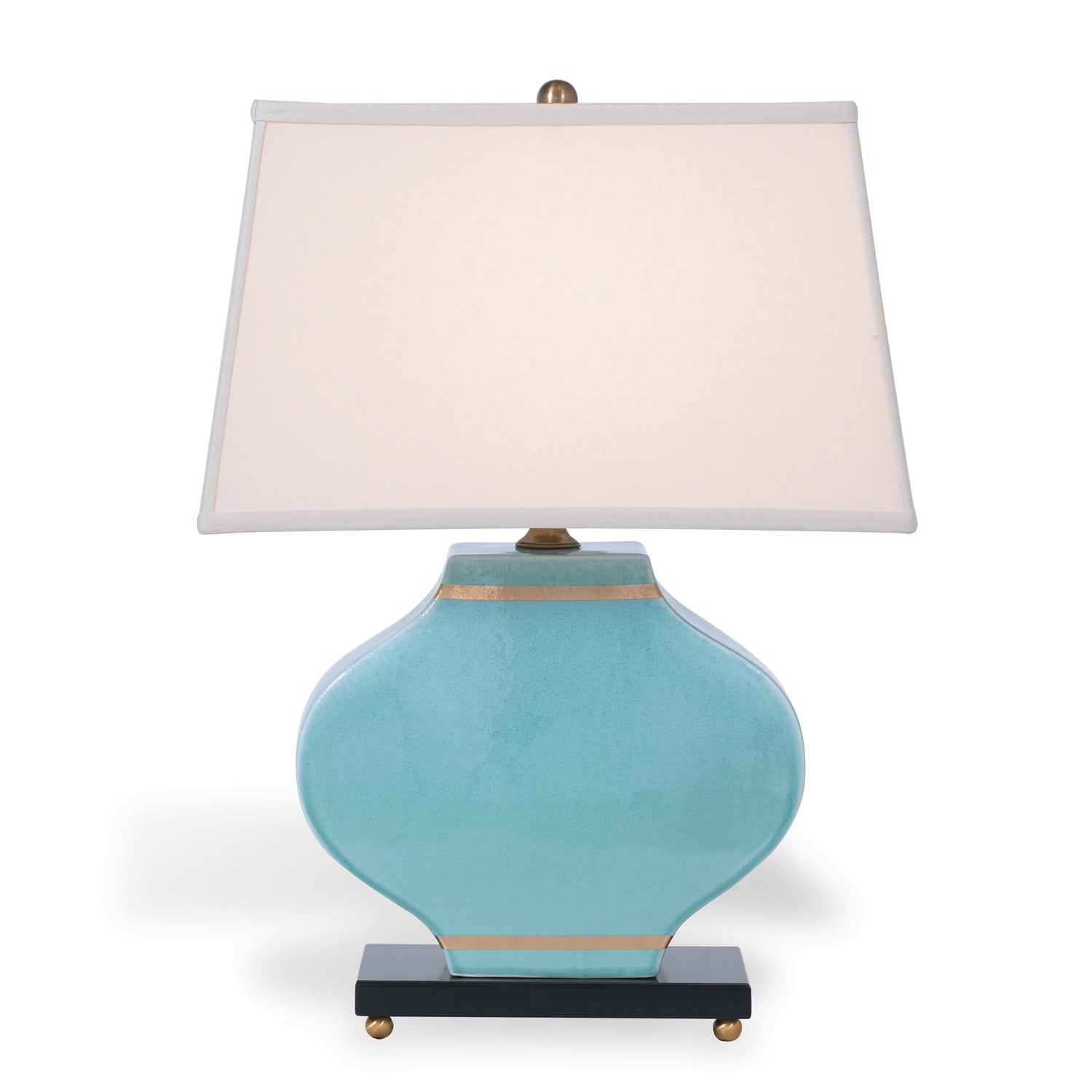 Port 68 Carol Celadon 27" Table Lamp with Rectangle Softback Shade