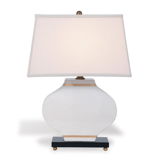 Port 68 Carol White 27" Table Lamp with Rectangle Softback Shade