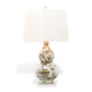 Port 68 Chinoise Exotique Table Lamp with Ivory Softback Drum Shade