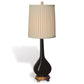 Port 68 Daniel Black 28" Table Lamp with Beige Round Softback Shade