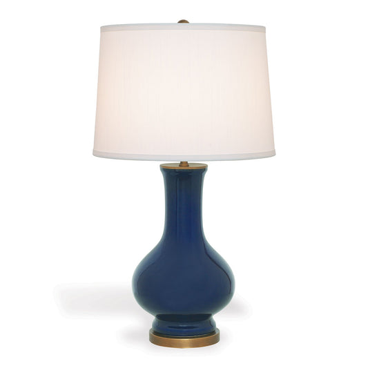 Port 68 Dorothy Cobalt 27" Table Lamp with White Hardback Shade