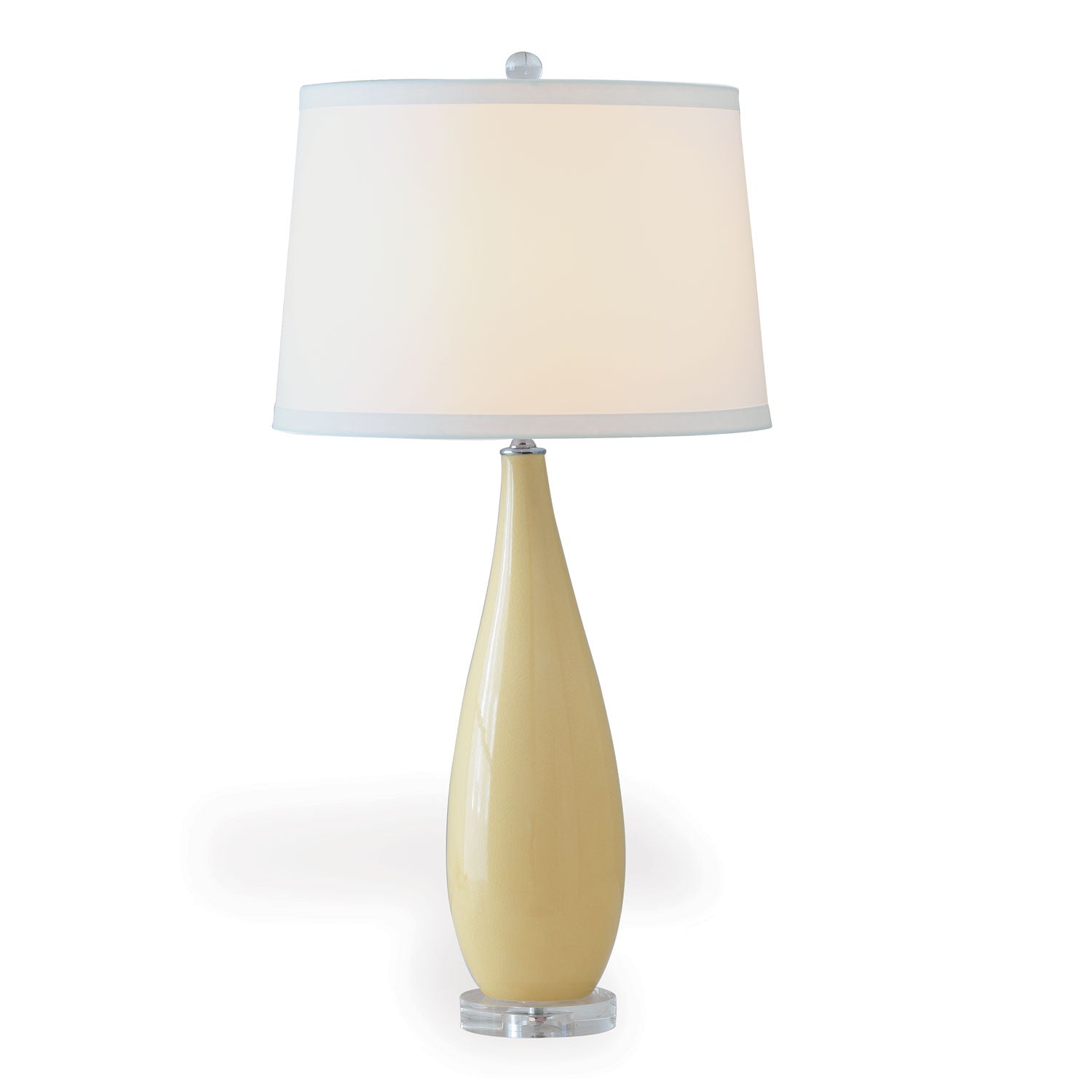 Port 68 Emma Lemon 32" Table Lamp with Green Drum Hardback Shade