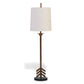 Port 68 Franco Ivory Buffet 40" Table Lamp with Hardback Drum Shade