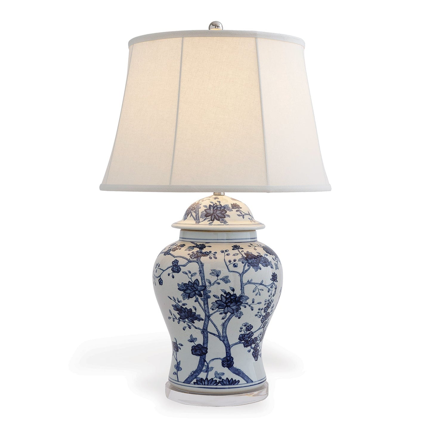 Port 68 Georgia Blue Lamp 31" Table Lamp with Softback Empire Shade