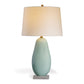 Port 68 Jimmy Celadon 29" Transitional Table Lamp with White Hardback Drum Shade