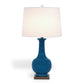 Port 68 Kelly Blue 31" Round Table Lamp with Hardback Shade