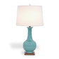 Port 68 Kelly Celadon 31" Round Table Lamp with Hardback Shade