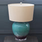 Port 68 Laguna Turquoise 31" Table Lamp with Hardback Shade