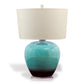 Port 68 Laguna Turquoise 31" Table Lamp with Hardback Shade