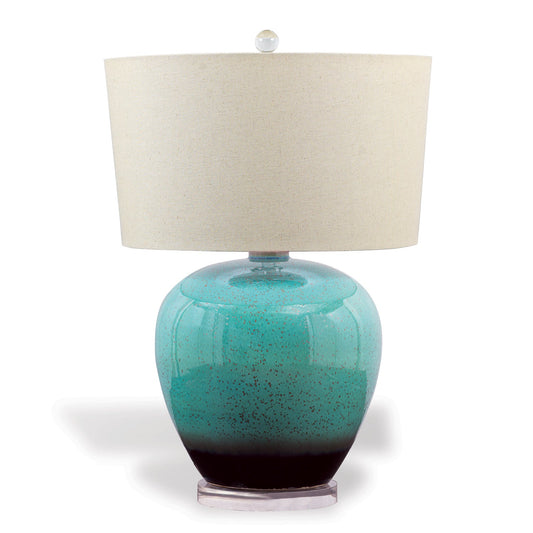 Port 68 Laguna Turquoise 31" Table Lamp with Hardback Shade