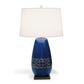 Port 68 Lamerie Blue 32" Table Lamp with Hardback Drum Shade