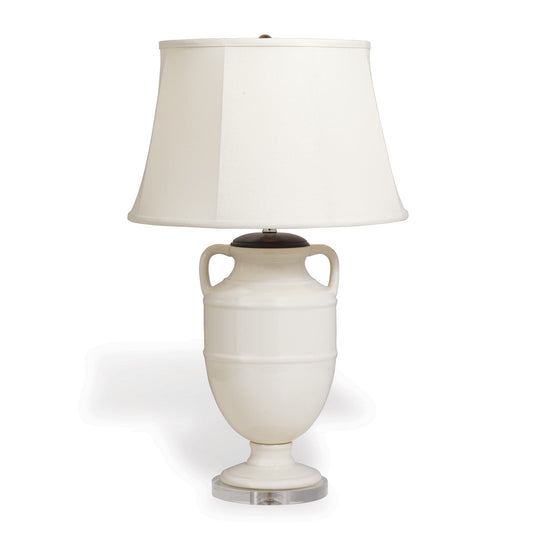 Port 68 Lantana Ivory 34" Table Lamp with White Softback Empire Shade